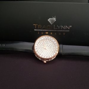 Black & Rose Gold watch